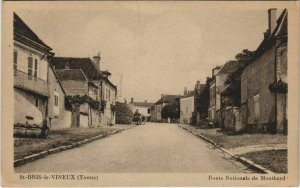 CPA St-BRIS-le-VINEUX Route Nationale de Montbard (147048)