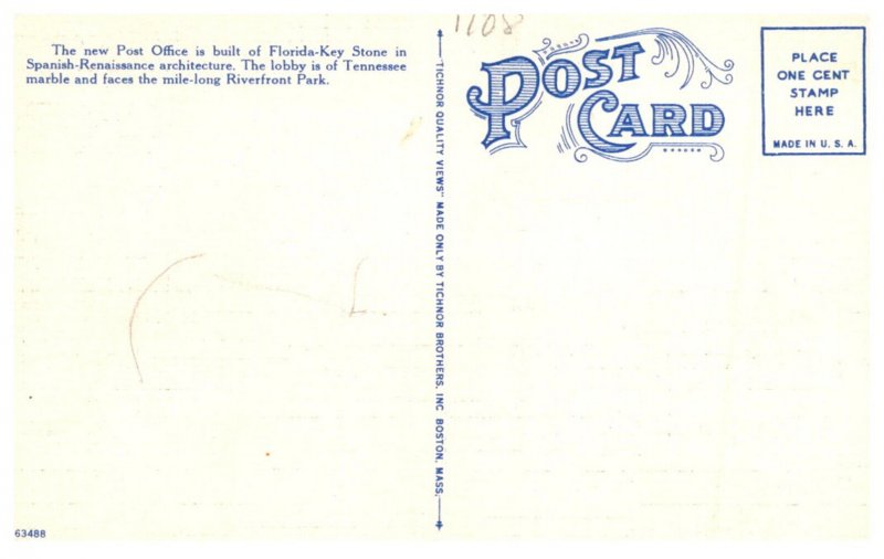 Floriida Daytona Beach Post Office