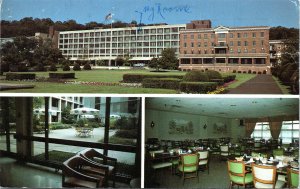 Postcard CT Wallingford Masonic Home & Hospital Dining Room Multiview 1980 V213