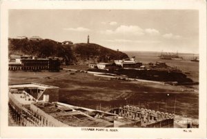 PC STEAMER POINT ADEN REAL PHOTO YEMEN (a31988)