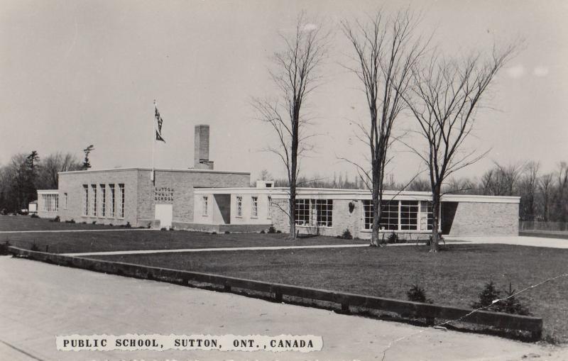 Public School Sutton Ontario Postcard