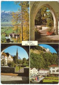 Liechtenstein, Gruss aus Vaduz, unused Postcard