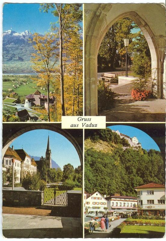 Liechtenstein, Gruss aus Vaduz, unused Postcard