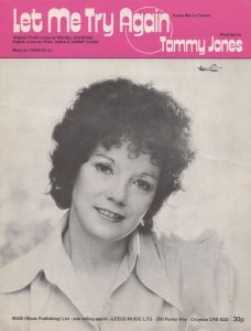 Let Me Try Again 1970s Tammy Jones Sheet Music
