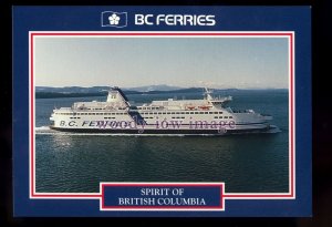 FE3399 - Canadian BC Ferry - Spirit of British Columbia , built 1993 - postcard