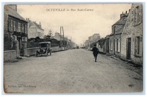 c1910 Sadi-Carnot Street Octeville Cherbourg-en-Cotentin France Postcard
