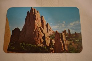 Vista of the Interior Garden of the Gods Pikes Peak Region Colorado Postcard