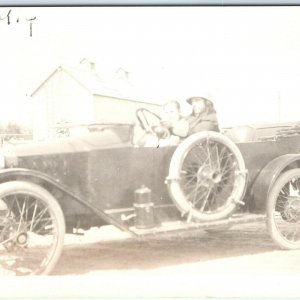 RARE c1913 Car Nation Touring Car RPPC Auto American Voiturette Keeton A55