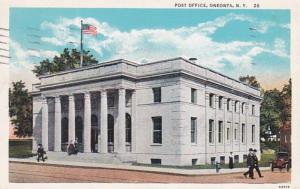 New York Oneonta Post Office 1934 Curteich