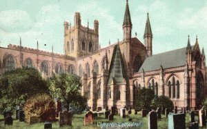 Vintage Postcard Chester Cathedral Mother Church Of The Diocese England