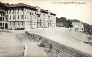 Fort McDowell Angel Island CA Military Camp c1915 Postcard CASUAL BARRACKS