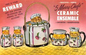 Cheramic Ensemble Advertising Typing on back 