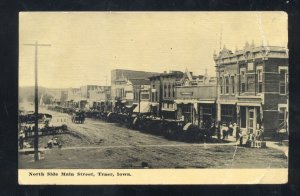 TRAER IOWA NORTH SIDE MAIN STREET DOWNTOWN SIOUX CITY IA. VINTAGE POSTCARD