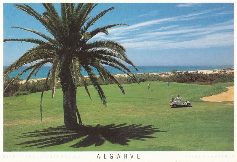 Vale Do Lobo Golf Course & Buggy Algarve Portugal Postcard