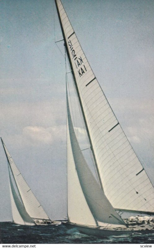 NEWPORT , Rhode Island , 1962 ; America's Cup Yachts