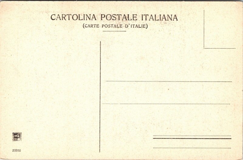 Frascati Vedua Di Villa Muti Italtian Italy Postcard Black White DB UNP Vintage 
