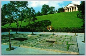 Vtg Virginia VA John F Kennedy Grave Site Arlington National Cemetery Postcard