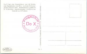 RPPC      Historic  DO X Das Dornier-FLUGSCHIFF German FLYING BOAT 1932 Postcard