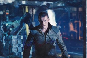 Sam Worthington The Terminator Salvation Giant 12x8 Hand Signed Photo