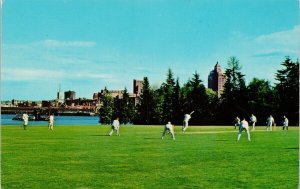 Vancouver BC Cricket Stanley Park British Columbia Unused Vintage Postcard H32 