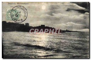 Old Postcard Biarritz Picturesque