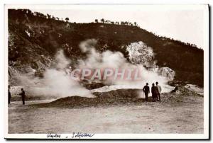 Postcard Old Volcano Solfatara Naples