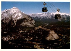 Canada Alberta Banff Sulphur Mountain Gondola Lift