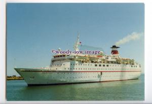 LN0958 - Russian Liner - Odessa  built 1974 - postcard