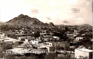 RPPC Panoramic View Hermosillo Sonora Mexico Postcard