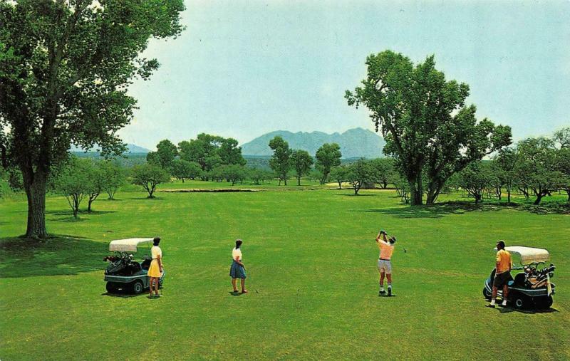 TUBAC, AZ Arizona  TUBAC VALLEY COUNTRY CLUB  Golf Course~Golfers  SANTA CRUZ CO