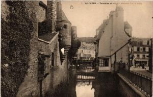 CPA QUIMPER - Tourelles et vieilles Maisons sur le Steir (457560)