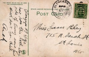 MAIN STREET OF OLONGAPO PHILIPPINES POSTCARD 1912