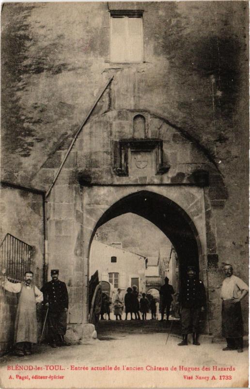 CPA MILITAIRE Blénod les Toul., Entrée actuelle de l'ancien Cháteau (315675)