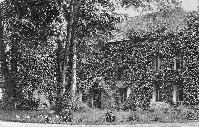 uk14089 old tower house brecon wales real photo  uk