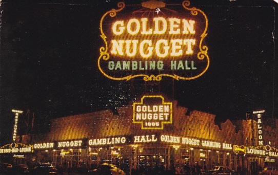 Nevada Las Vegas Golden Nugget Gambling Hall