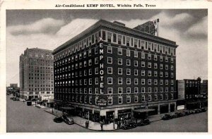 Wichita Falls, Texas - The Air-Conditioned Kemp Hotel - in 1949