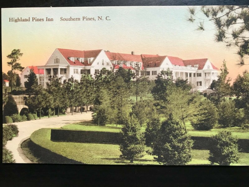 Vintage Postcard 1930-1945 Highland Pines Inn, Southern Pines, North Carolina NC