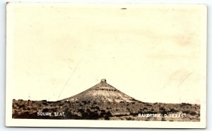 1940s BAKERSFIELD TEXAS SQUAW TEAT LANDSCAPE FOX PHOTO RPPC POSTCARD P1260