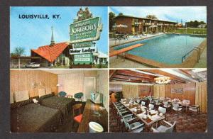 KY Vintage Howard Johnsons Motor Lodge Hotel Louisville Kentucky Postcard