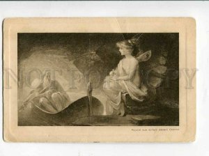 3038317 Nude FAIRY PSYCHE & Old Man Vintage RPPC