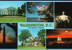 Postcard The Nation's Capital American History Dynamic City Washington DC