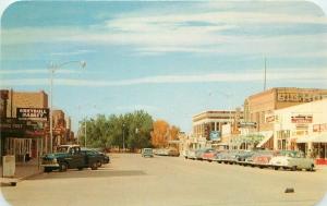 Autos Truck Business District 1950s Greybull Wyoming Sanborn Dexter 9857