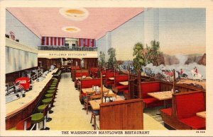 The Washington Mayflower Restaurant Washington DC Postcard PC91