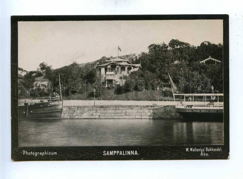 192787 FINLAND ABO Samppalinna Vintage photo postcard