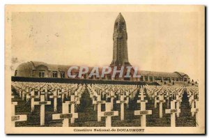 Postcard Old National Cimitiere Douaumont