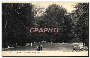 Old Postcard Lisieux The garden of & # 39etoile