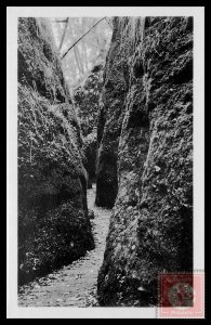 Eisenach area, Drachenschlucht (RPPC), Germany