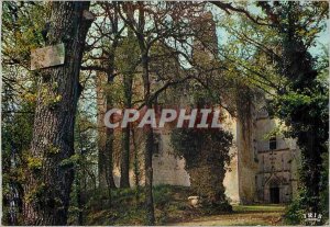 Modern Postcard The picturesque Dordogne the castle of Herm in the heart of t...