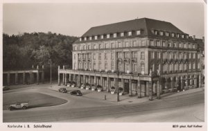 AK Karlsruhe Schlosshotel German Hotel Mint Real Photo Postcard