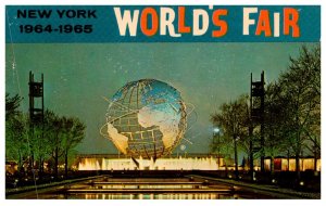 New York  Worlds Fair 1964 ,  Unisphere  night Scene